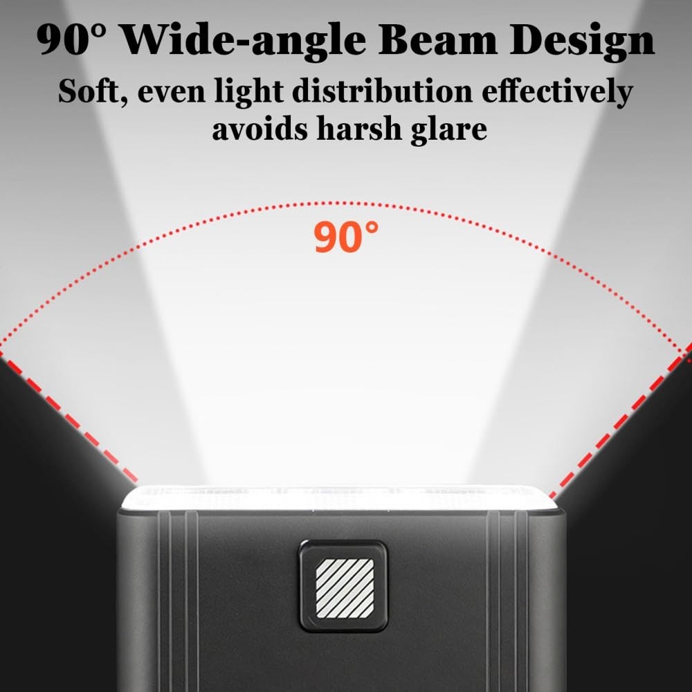 Bike Light Set 2PCS Rechargeable LED Front Light 5 Modes Taillight 7 Modes
