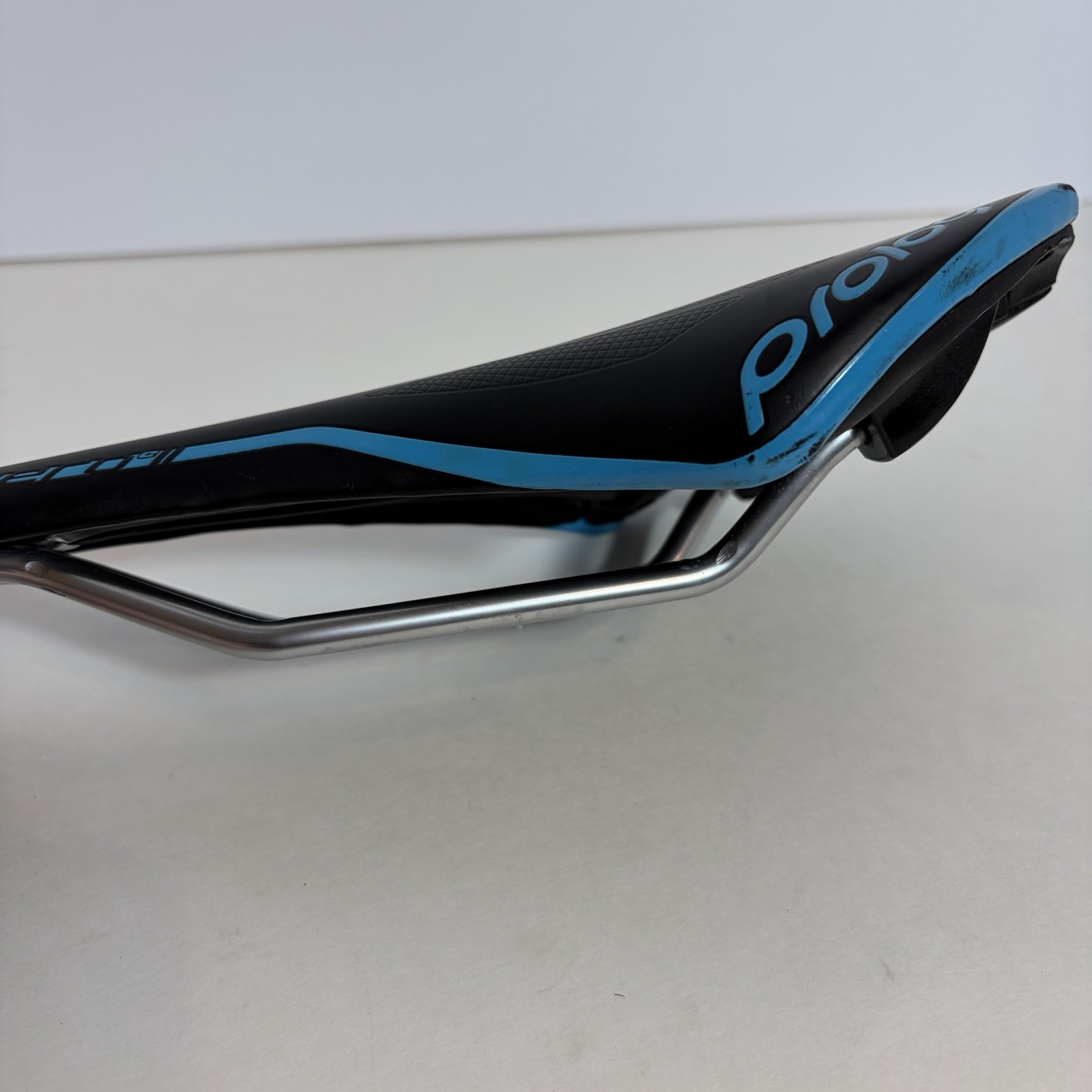 Prologo Zero II Pro STN Road Bike Saddle Seat Black Blue 275x134mm