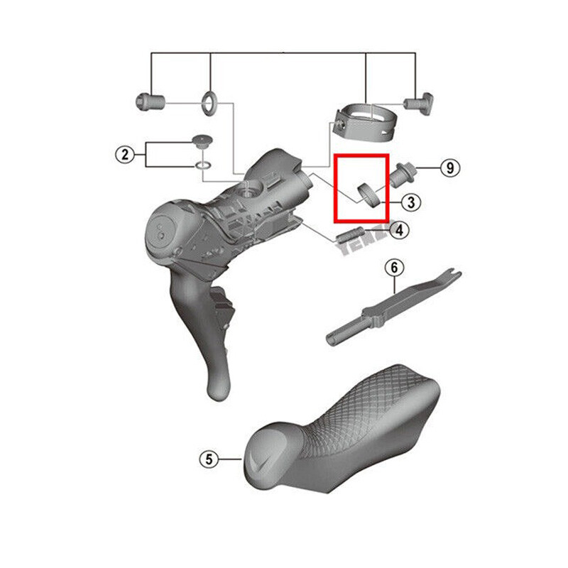 Shimano BH90 Flange Connecting Bolt Joint Support Ring ST-9170 /R8070/ R8020