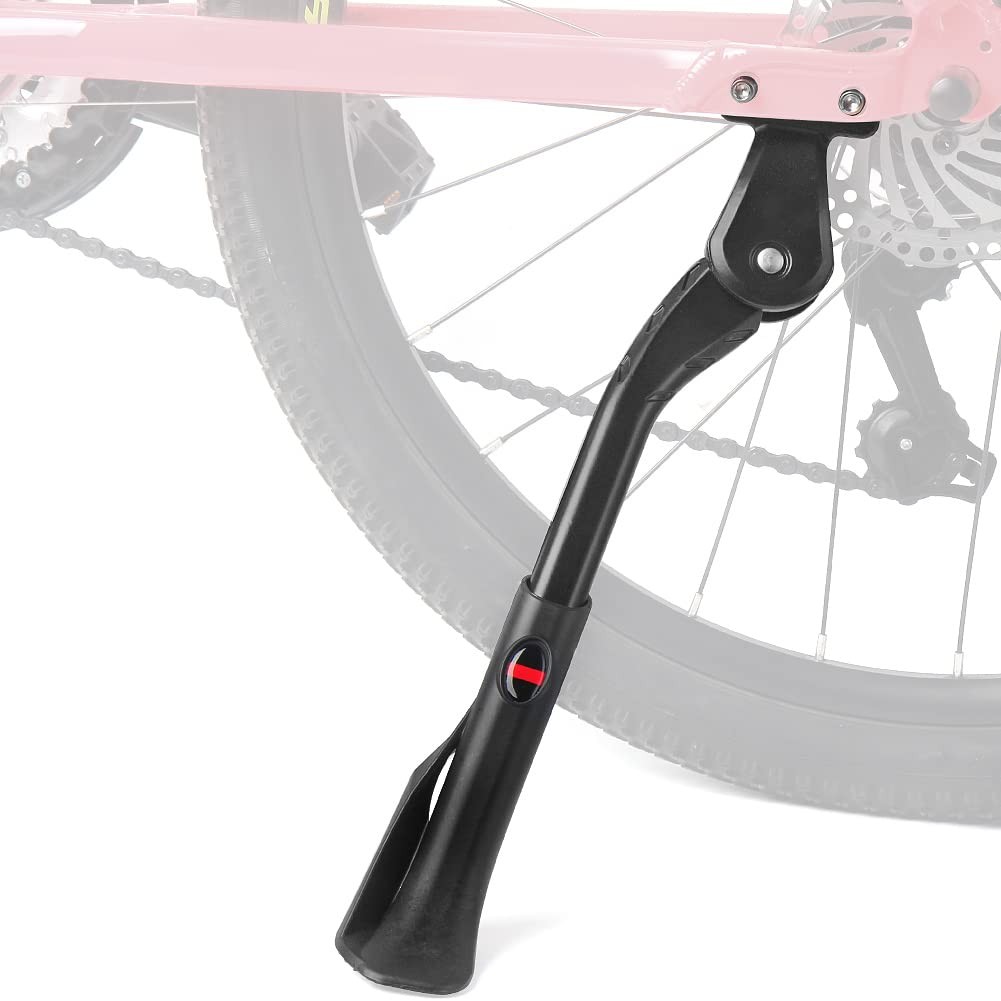 Sataway Bike Kickstand – Adjustable, Aluminum Alloy Strong Rear Mount Black