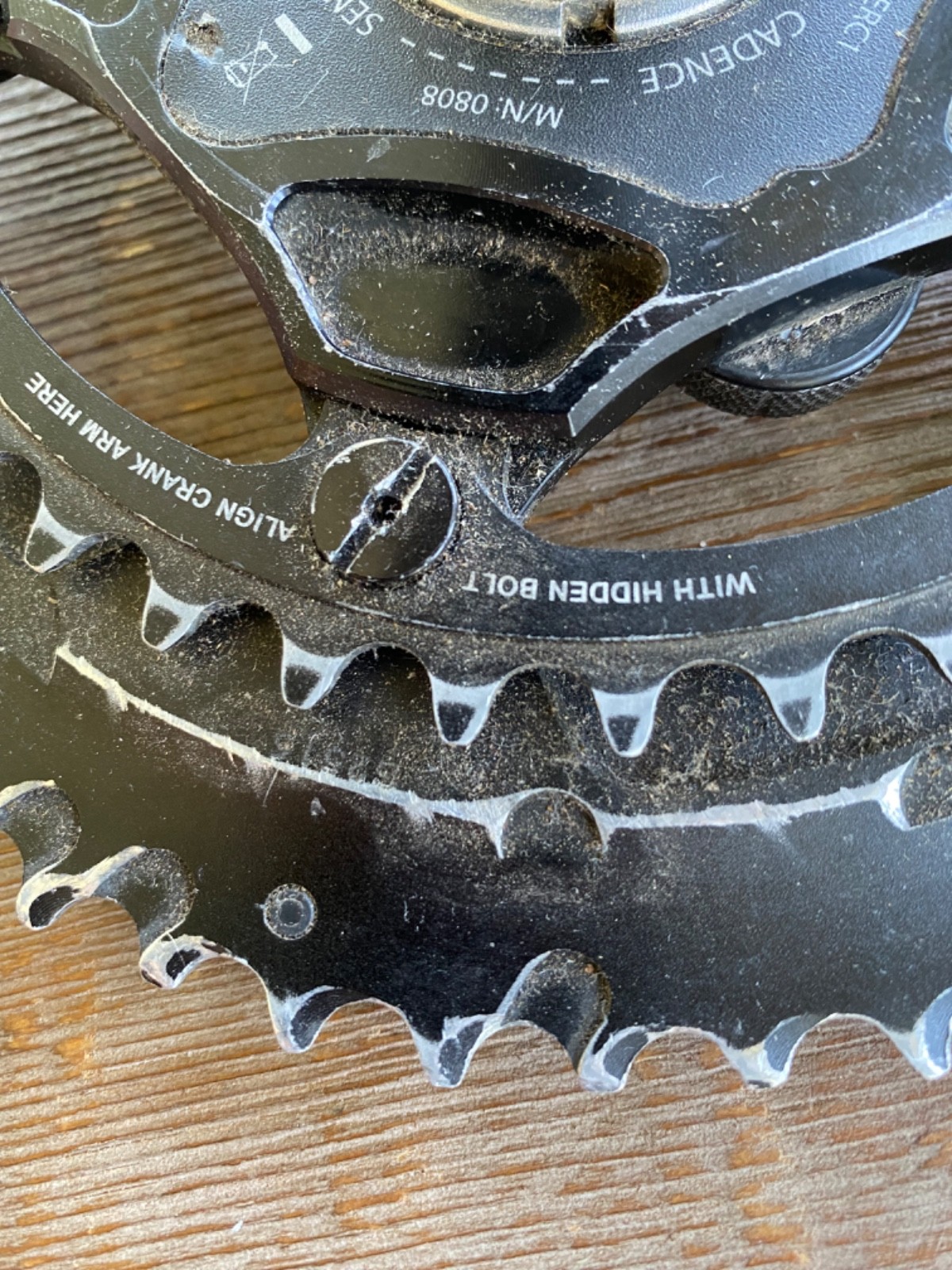 Specialized S-Works 170mm Quarq Power Meter Crankset 53/39 SRAM 130 BCD Carbon