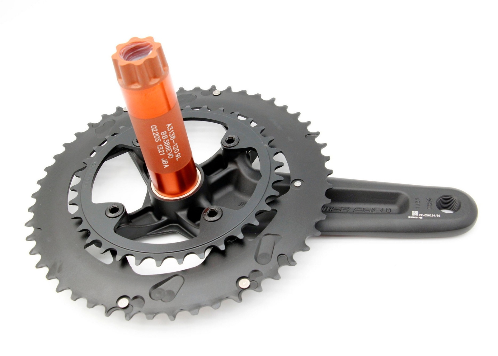 FSA Gossamer Pro 50/34T Compact Crankset 170mm BB386 EVO 30mm Spindle Alloy