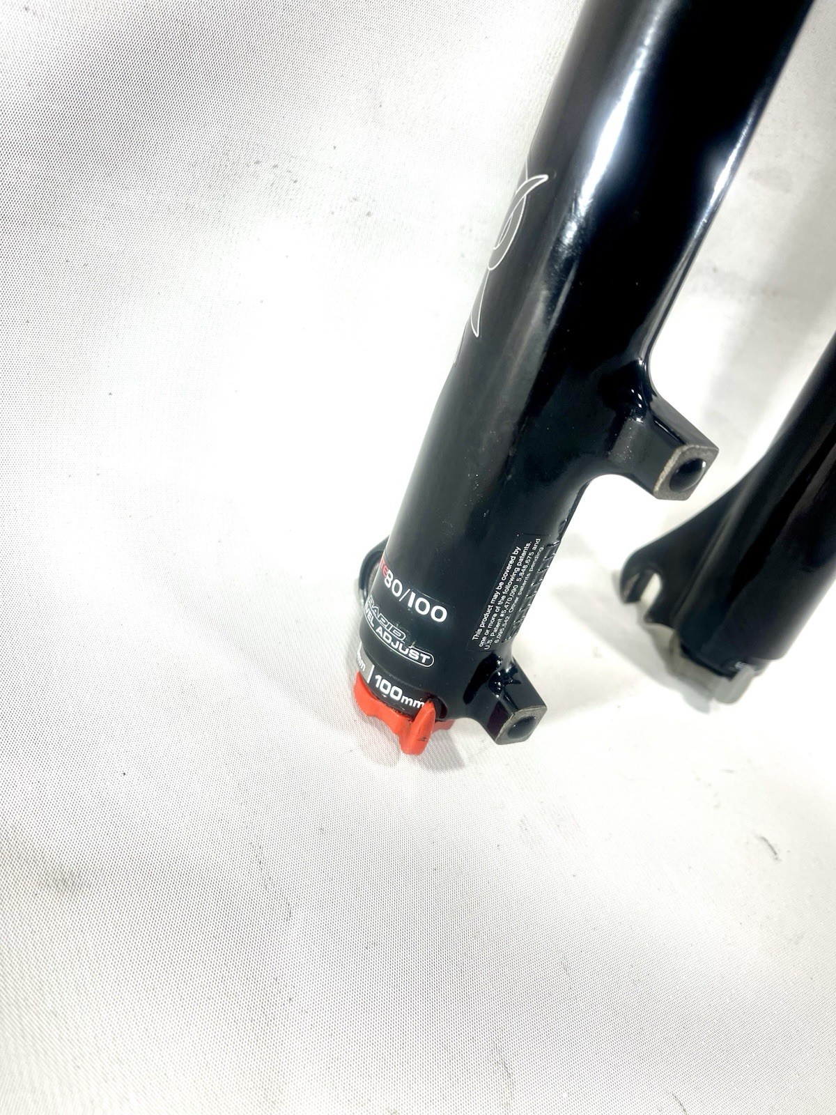 Manitou Black MTB Suspension Fork 26″ 80/100mm Rapid Travel Adjust 1 1/8″
