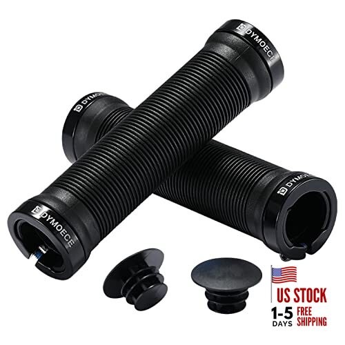 Dymoece Bike Handlebar Grips,Bicycle Handle Grip Ergonomic Black Classic Grips