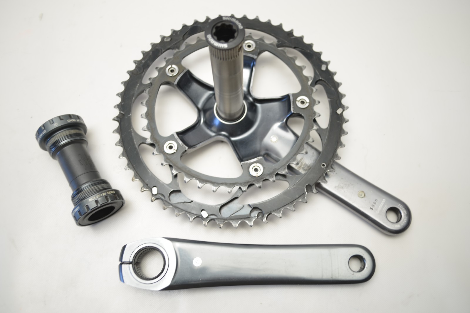 SHIMANO ULTEGRA BICYCLE 10 SPEED 172.5 MM 53/39 T HOLLOWTECH II CRANKSET FC-6601