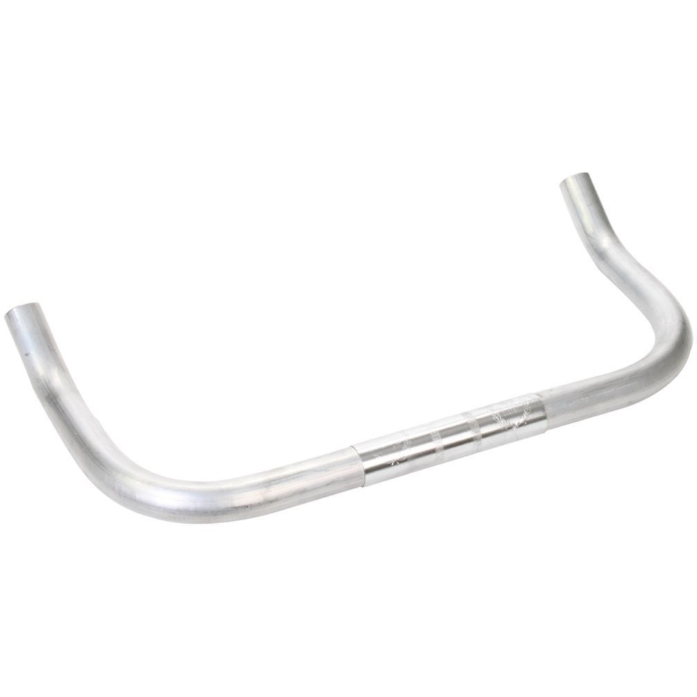 Sunlite Bull Horn Handlebars, 25.4 x 400mm, Silver