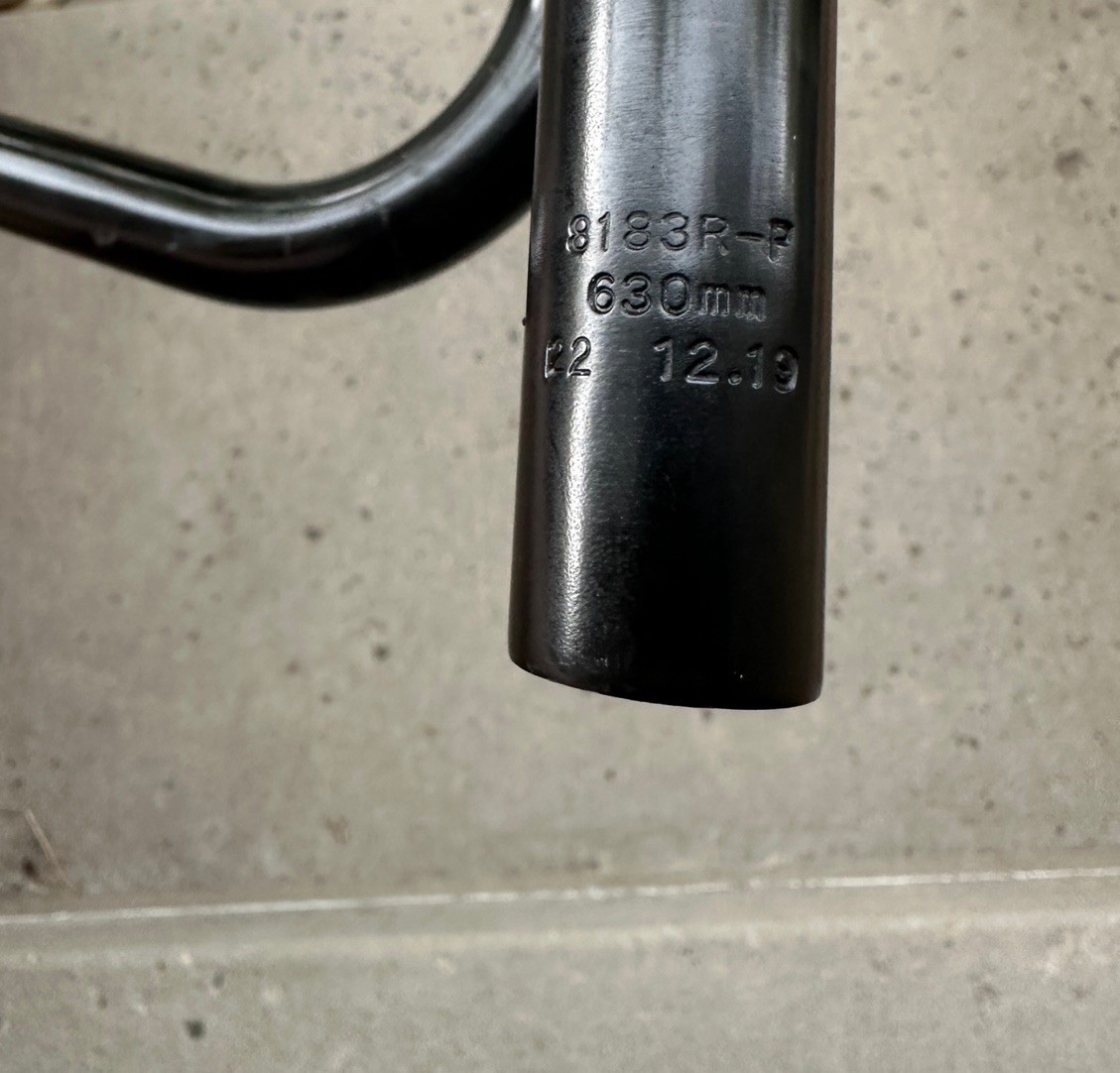 Crust Towel Rack Handlebars Black 26mm Clamp 630mm Width