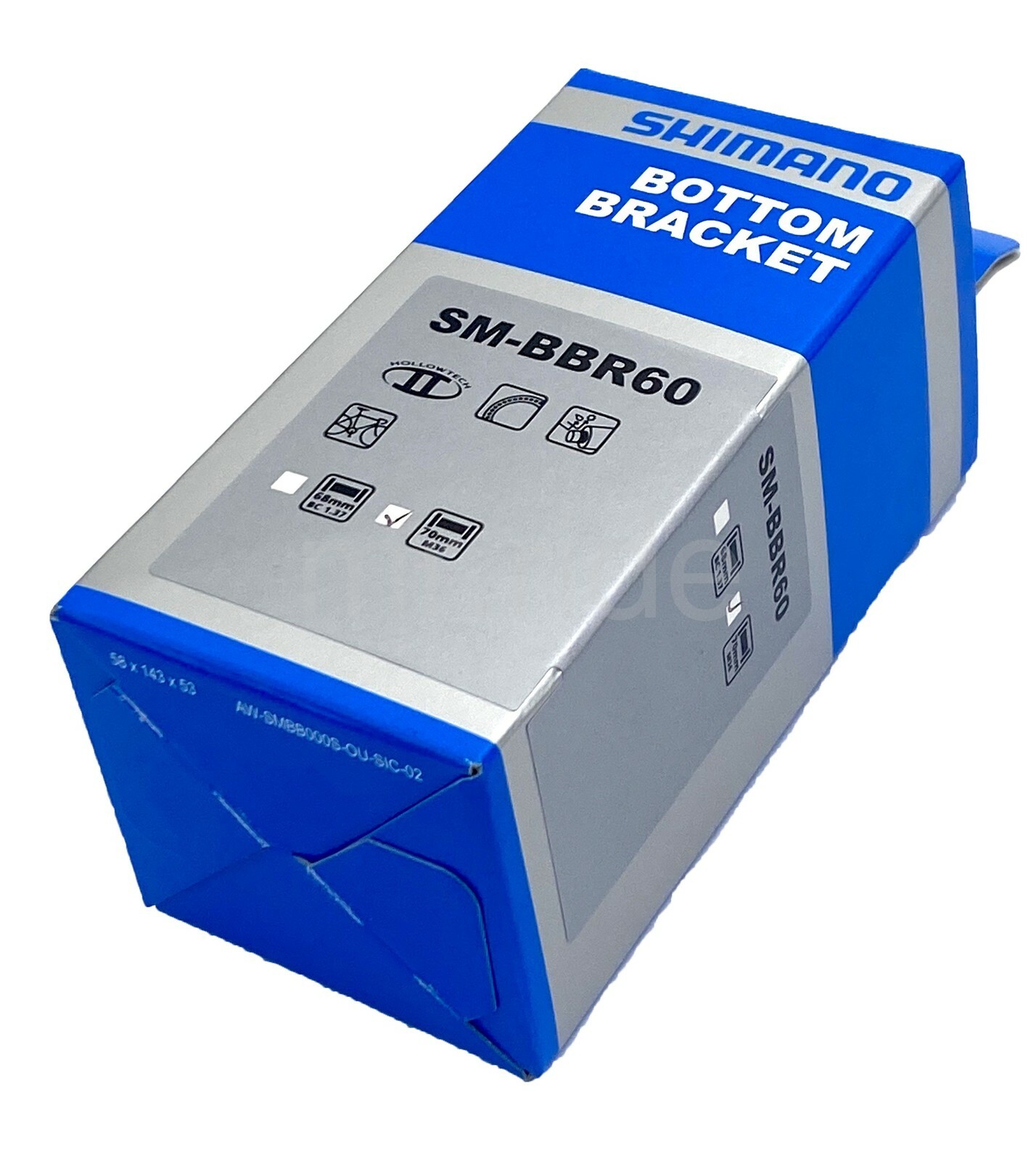 Shimano Ultegra 105 SM-BBR60 Threaded Bike Bottom Bracket BB, 70mm Italian