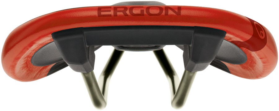 Ergon SM Pro Saddle – Risky Red Micfrofiber Cover Topeak QuickClick Adaptor