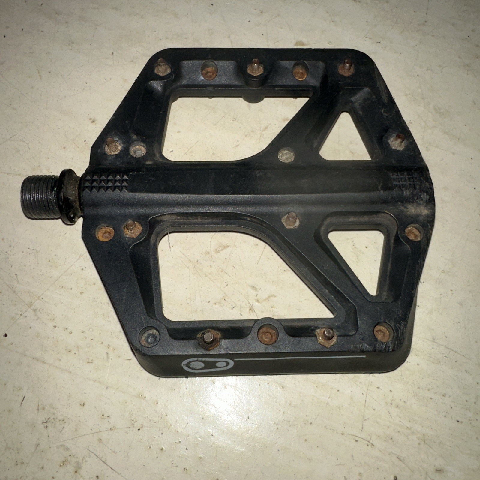 RIGHT Pedal Crank Brothers Stamp 1 Flat Platform Replace Black Mountain Bike Fix