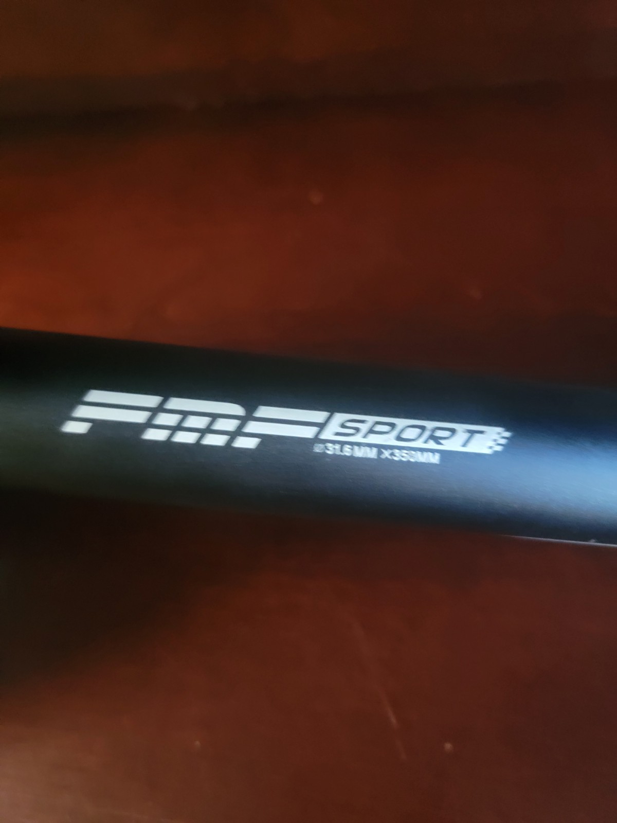 FMF Sport Bicycle Seat black 31.6 mm x 350 mm