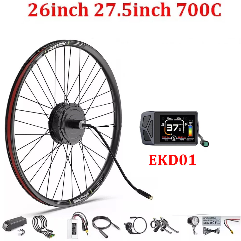 Bafang 48V 500W 26″27.5″ Electric Bike Rear Wheel Hub Motor Ebike Conversion Kit