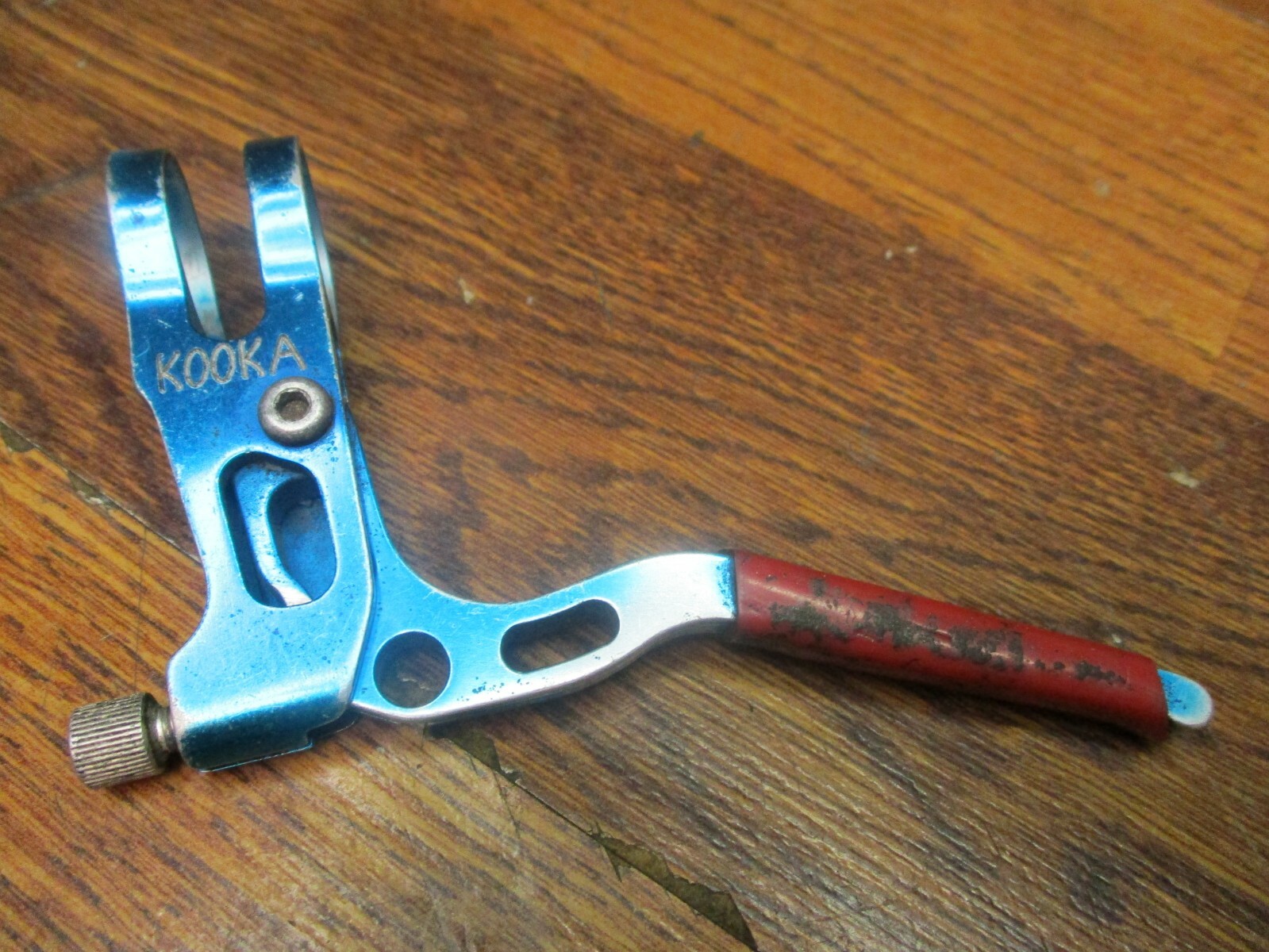 VINTAGE KOOKA LEFT MOUNTAIN BIKE BRAKE LEVER SET – BLUE ANODIZED