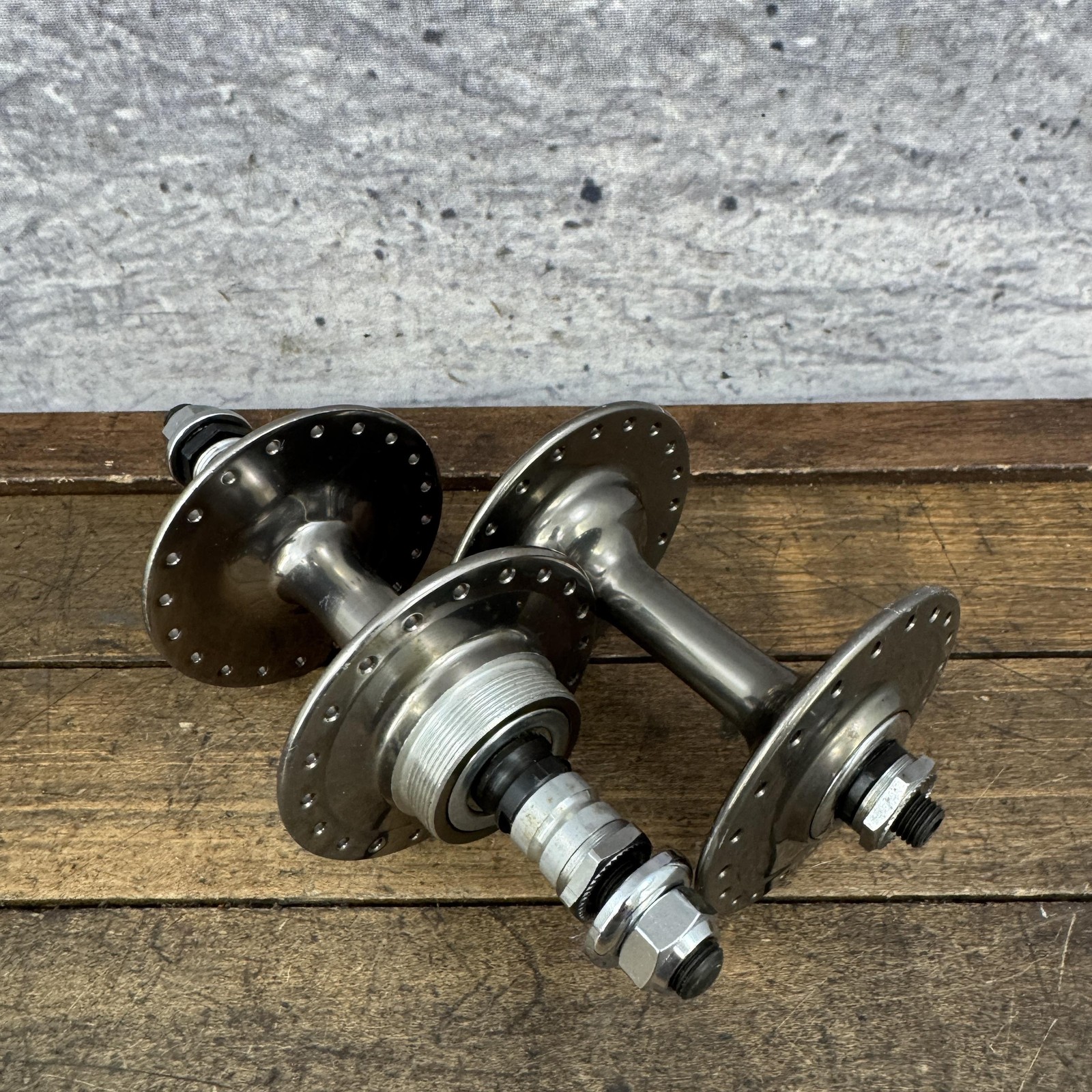 Vintage Specialized Hub Set 40H 140 mm NOS Tandem QR Sealed Bearing High Flange