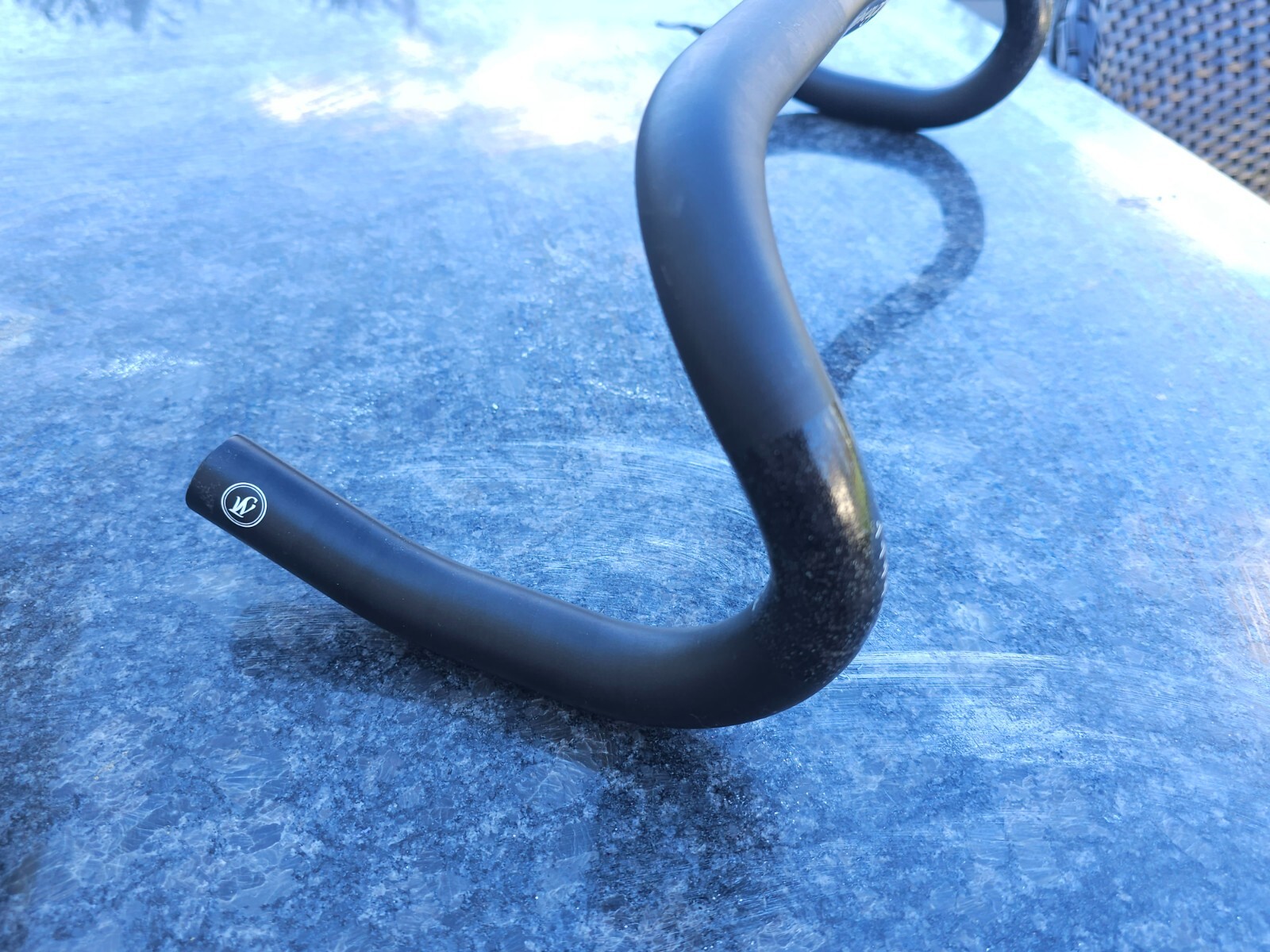 LIGHTWEIGHT Germany Handarbeit Handlebar 44cm Carbon Fiber Drop Handlebar