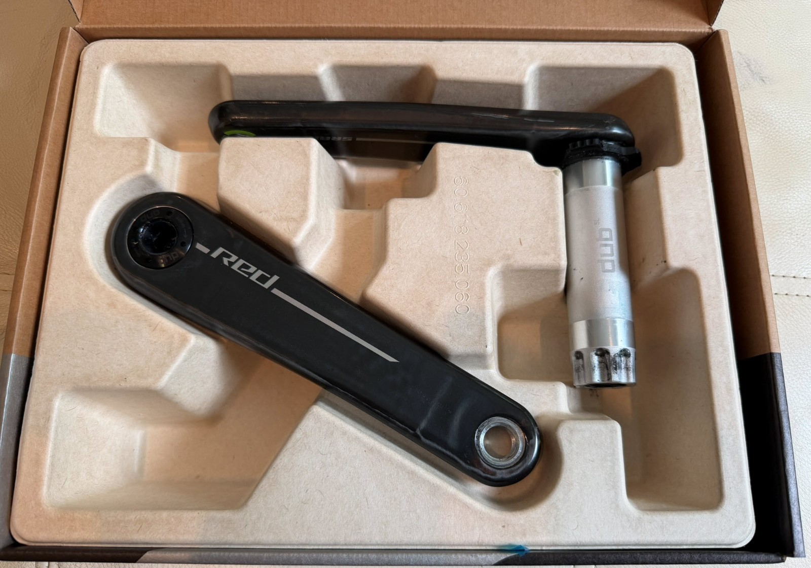 SRAM RED AXS DUB Carbon Crank Arm Assembly 172.5mm 8-Bolt Road Bike