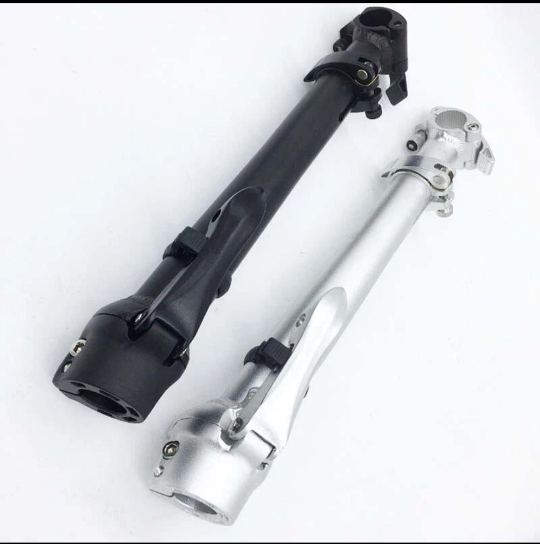 Folding Bike Adjustable Stem Quick-Release Fit 25.4mm Handlebar Without thread