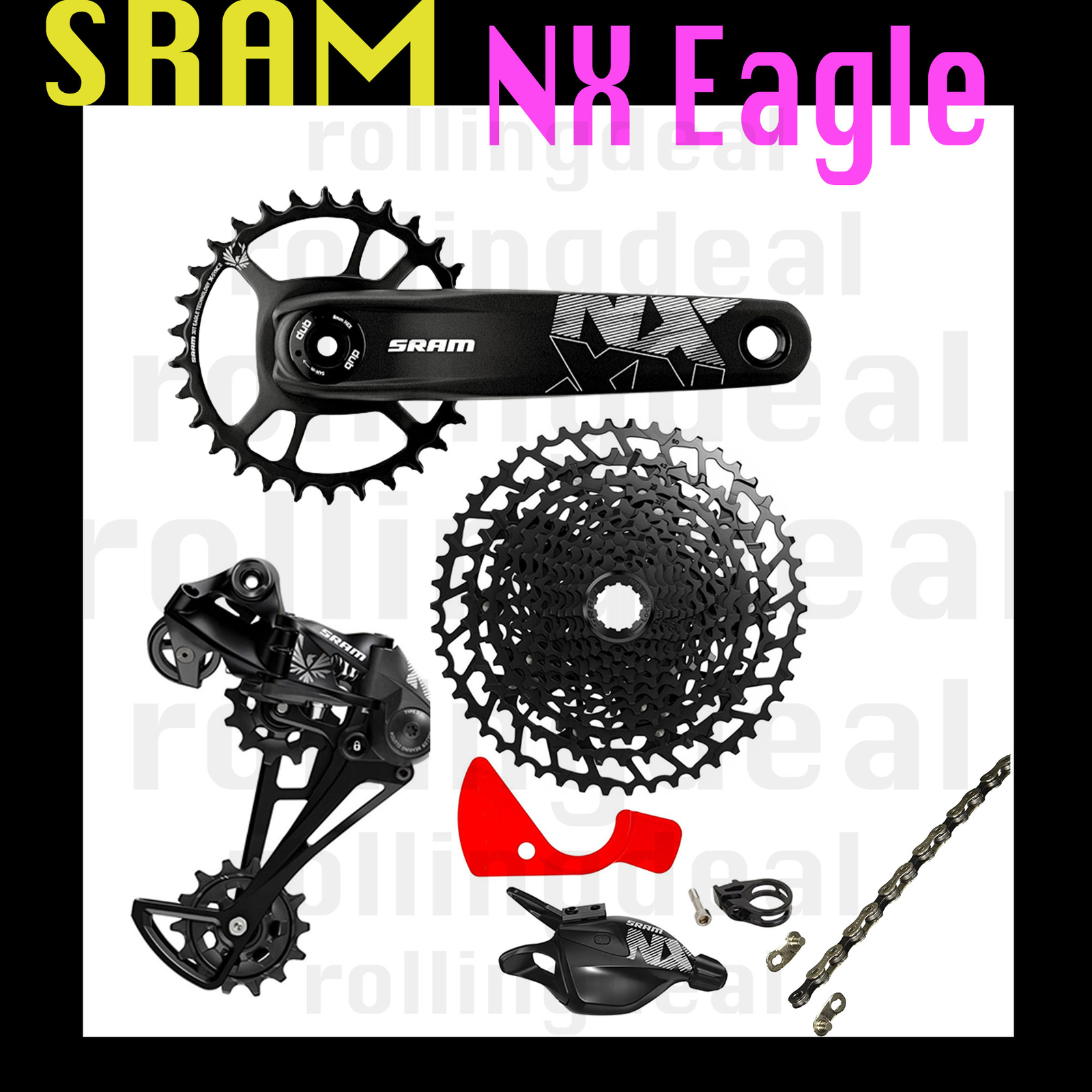 NEW SRAM NX Eagle 1×12 speed 5pcs. Buildkits without BB for MTB