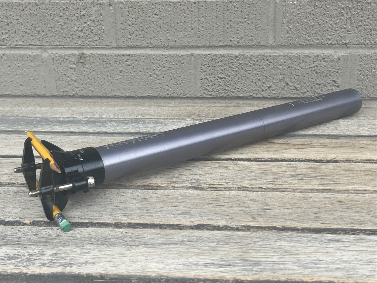 Vintage Woodman Components SL Plus Seatpost 30.9 x 390mm – Gray