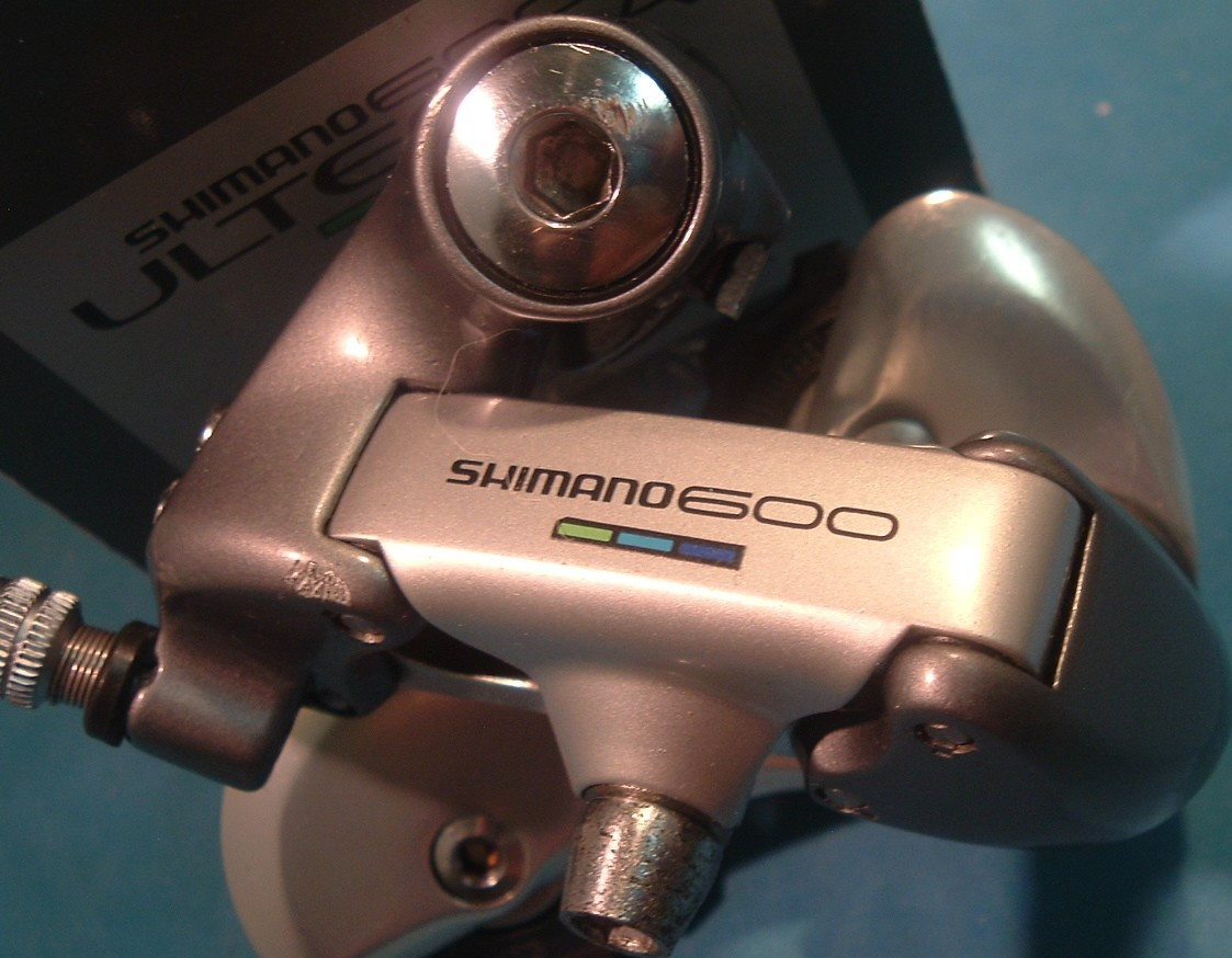 Shimano 600 Ultegra RD-6400 Rear Road Derailleur-6/7-Spd- 1988- VGC- w/Box++
