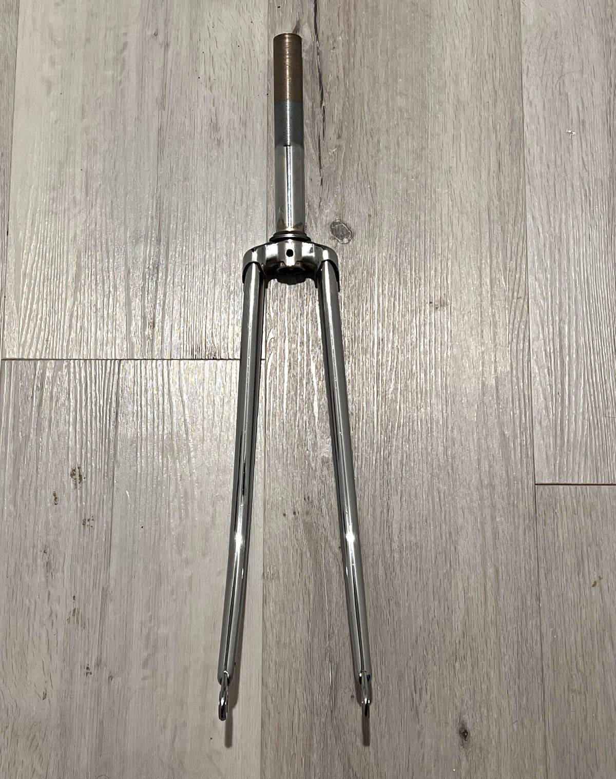 Tange TF-R Touring Fork 1in Threaded Steerer Steel polished – Very Good