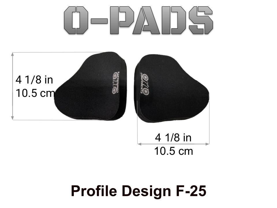 Profile Design F-25 Arm Pads Official Velcro® Aero Tri TT Handlebars