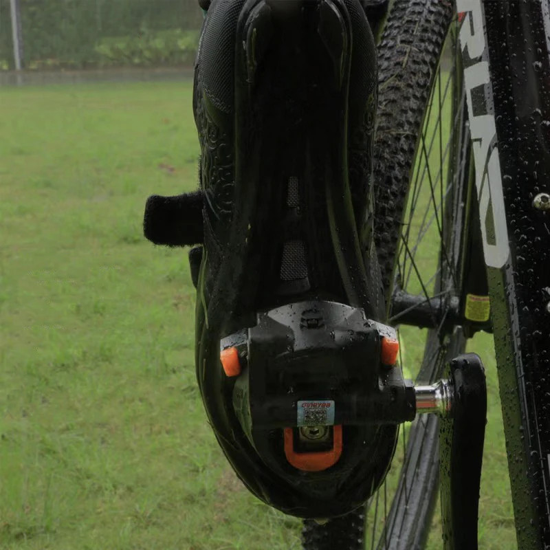 Road Bike Self-Locking Bearing+DU Pedals, Clipless Pedals with Cleat For SPD-SL