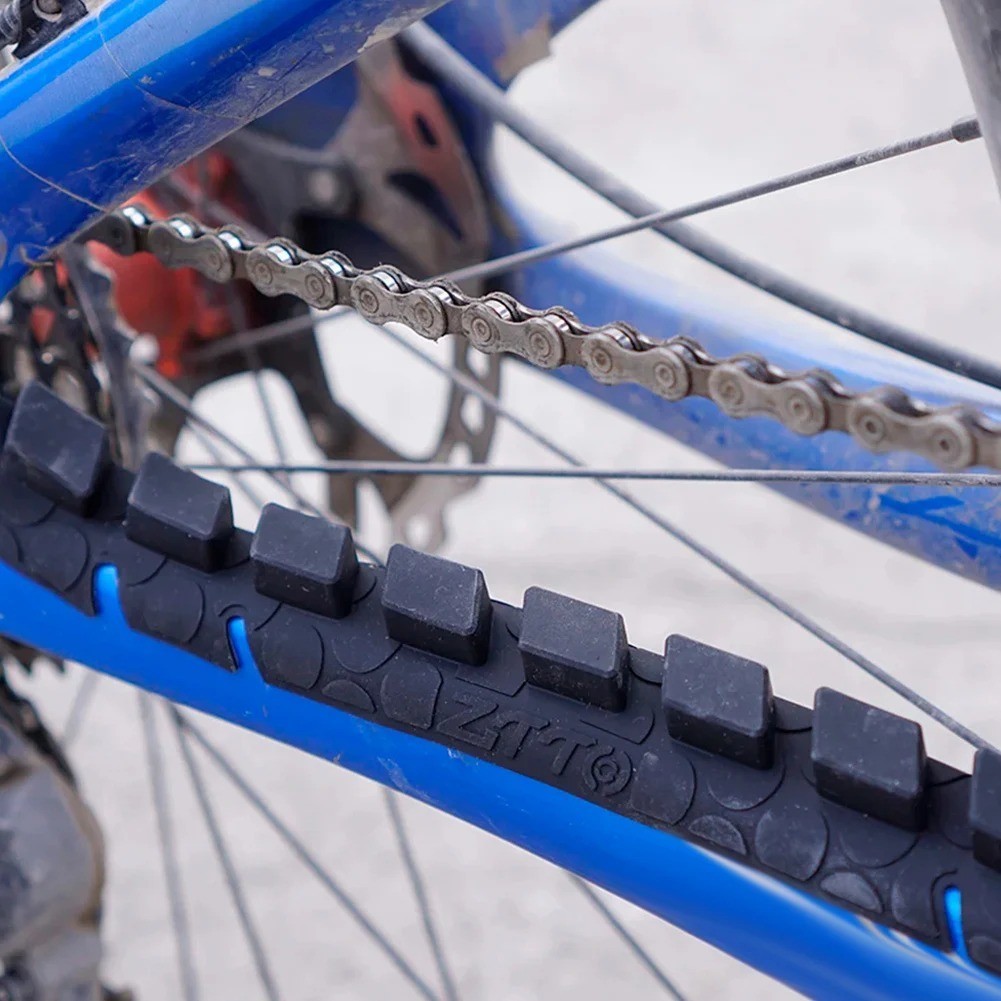 1/2PCS Silicone Bike Chainstay Protector Frame Guard Anti Scratch MTB Road