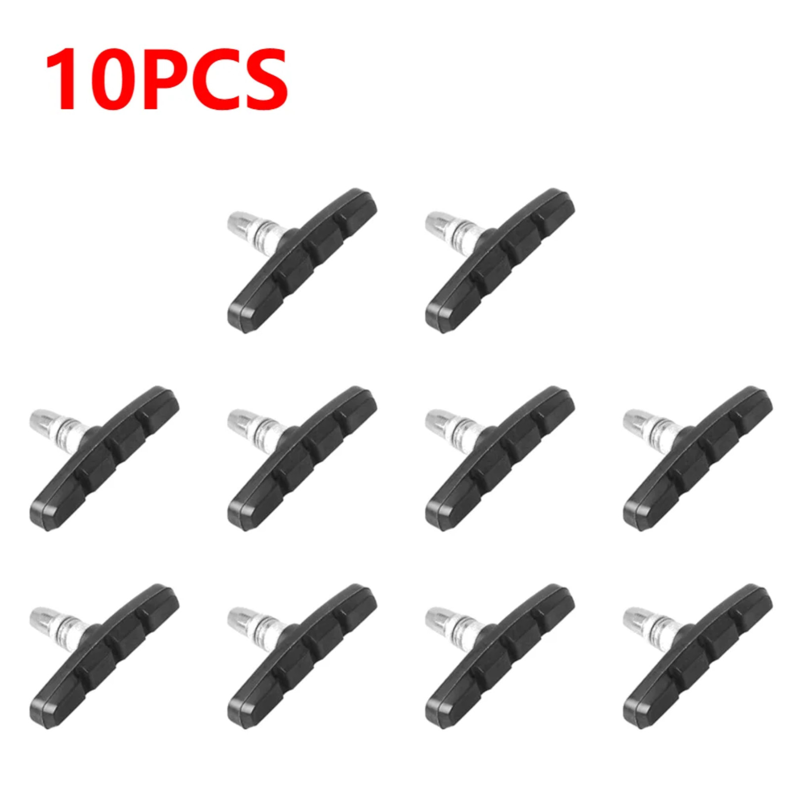 2 Pairs 70mm V Brake Blocks Pads MTB Mountain Bike Bicycle Cycle Shoes Black
