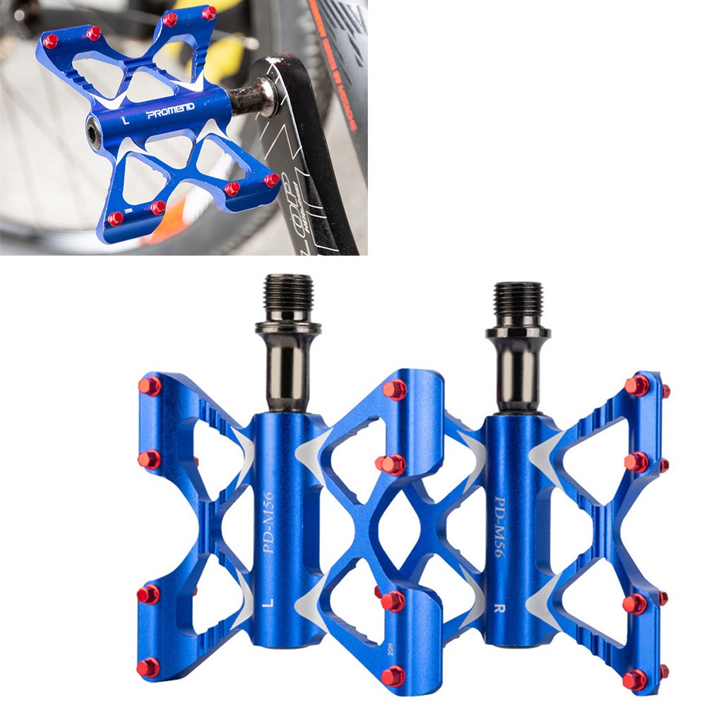 PROMEND MTB ROAD Bike Ultralight Aluminum Pedal Bicycle Flat Pedal 3 Bearing