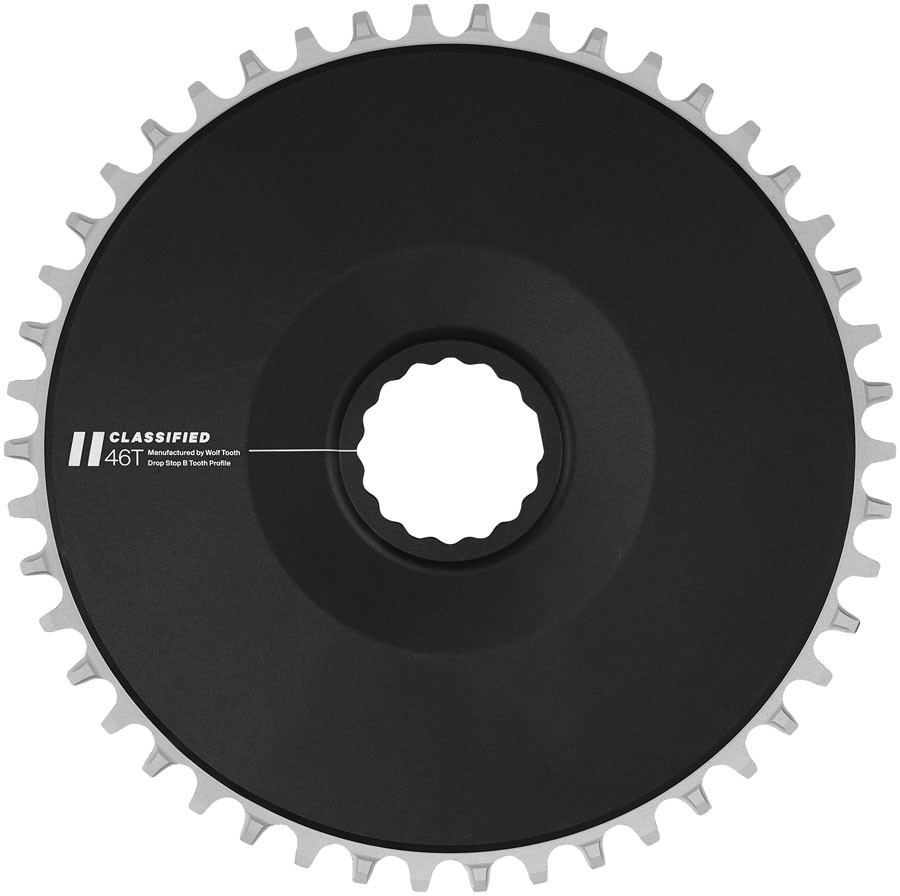 Classified Aero 46t DropStop B Chainring – CNC Aluminum, Aerodynamic