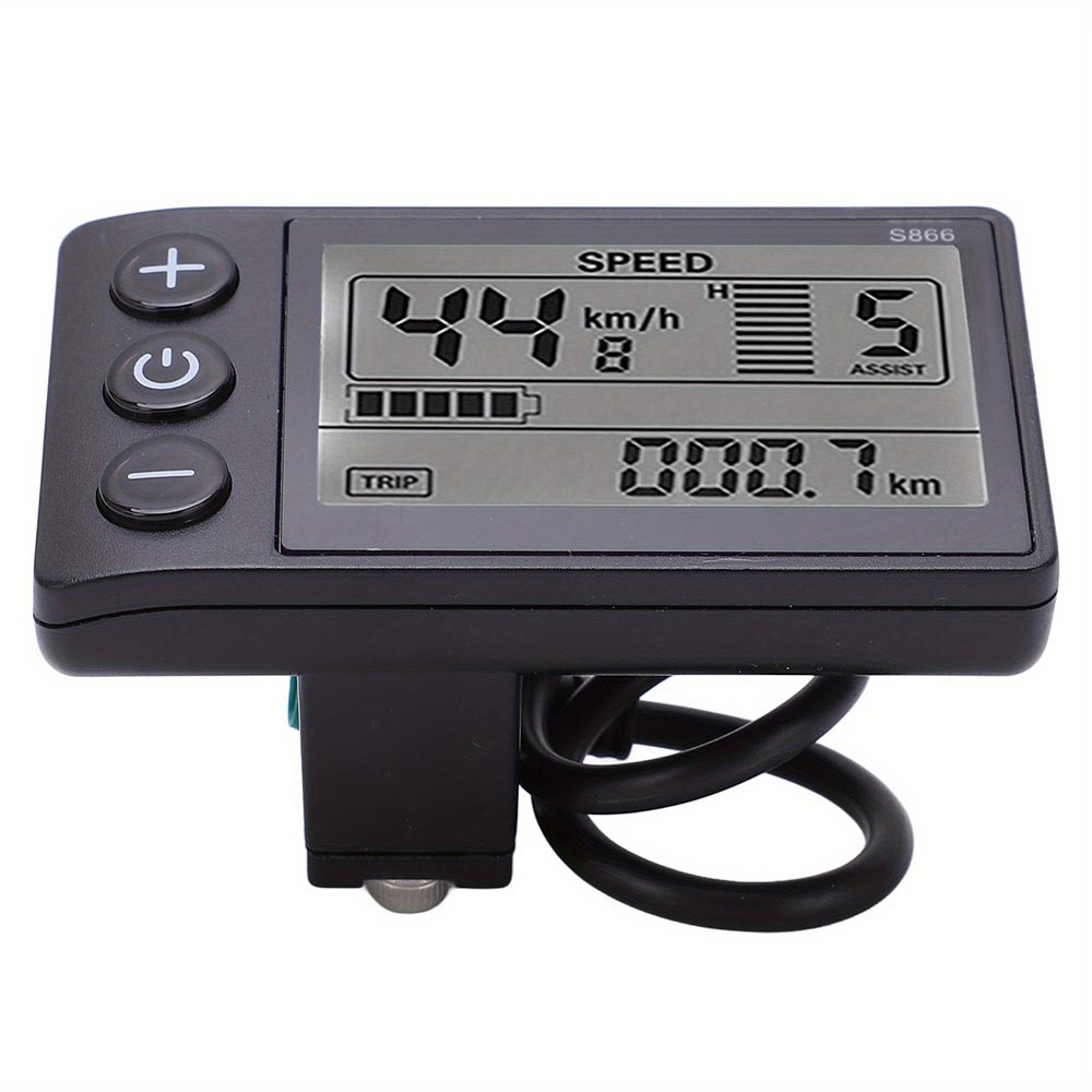 Durable Dustproof Modern Tech-Savvy Efficient Electric Bicycle Lcd Display Meter