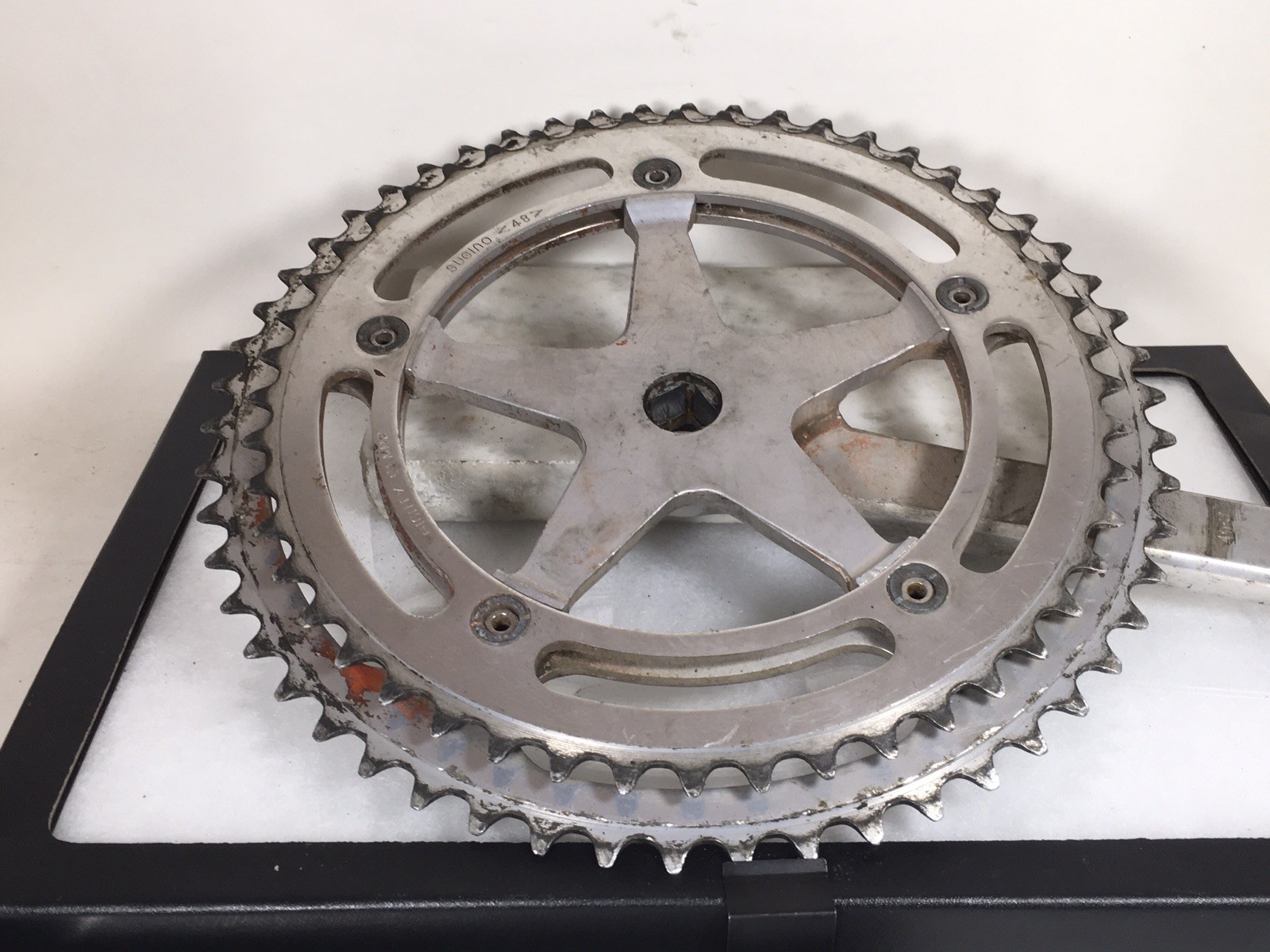 VGC, Sugino Mighty Competition, 3 piece crankset, 171mm, 54/48t chainrings