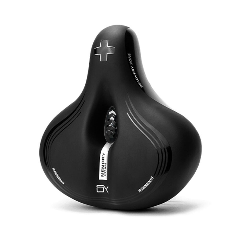 Extra Wide Big Bum Bike Bicycle Saddle Seat Gel Cushion Sporty Soft Comfort Pad