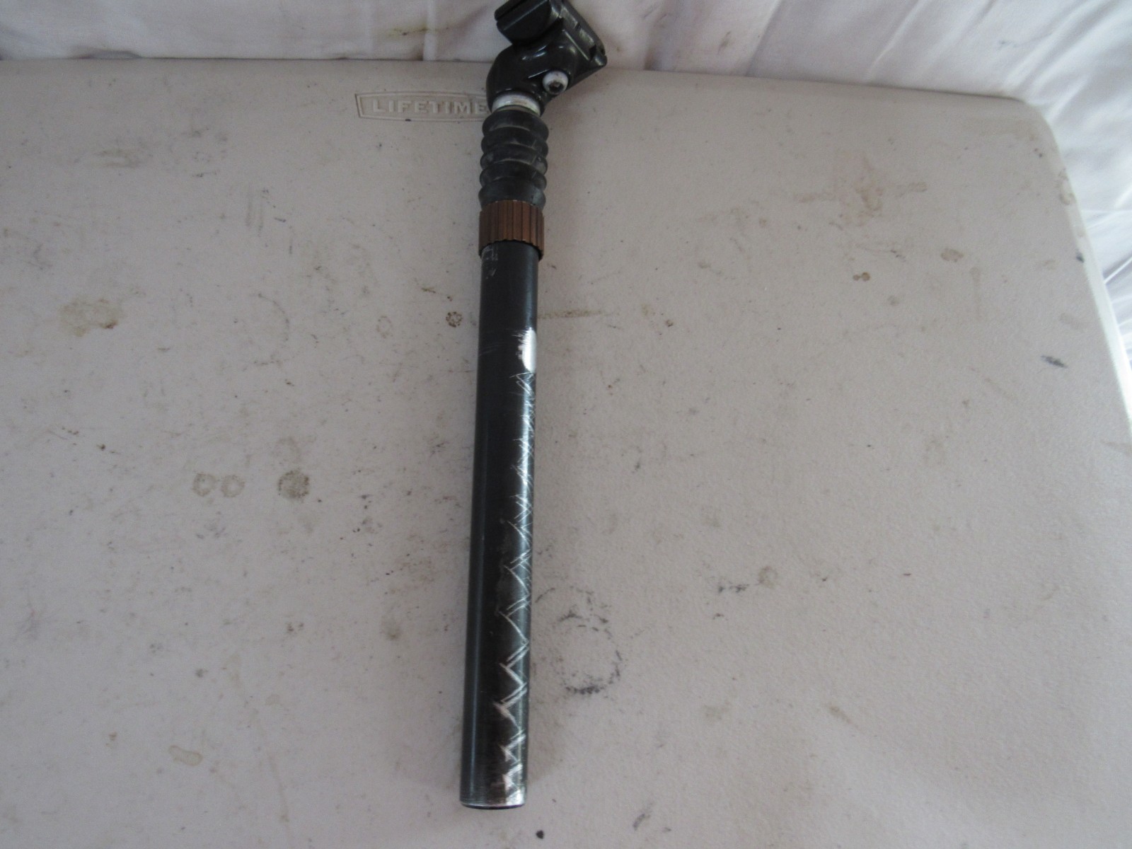 NL Suspension Seatpost Seat Tube 27.2mm x 360 mm Offset Black