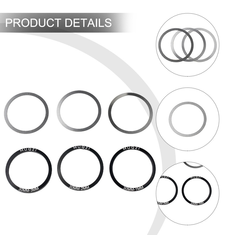 Bottom Bracket Washer Bike Gasket 24mm Bicycle Crankset Shim Aluminum Alloy