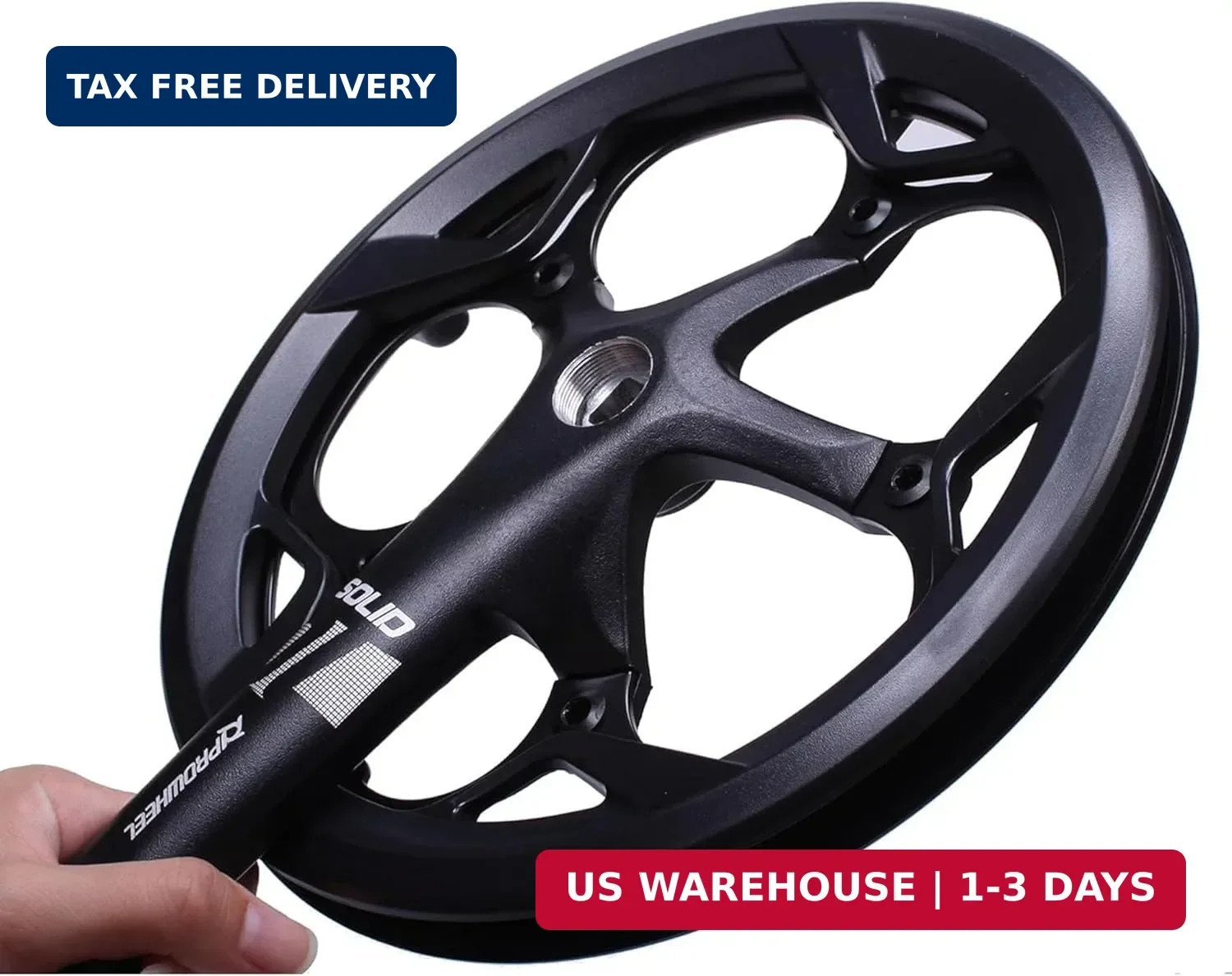 130MM BCD 52T Bike Crankset,165Mm/170Mm/172.5Mm/175Mm Crank Arm Set,Chainwheel a