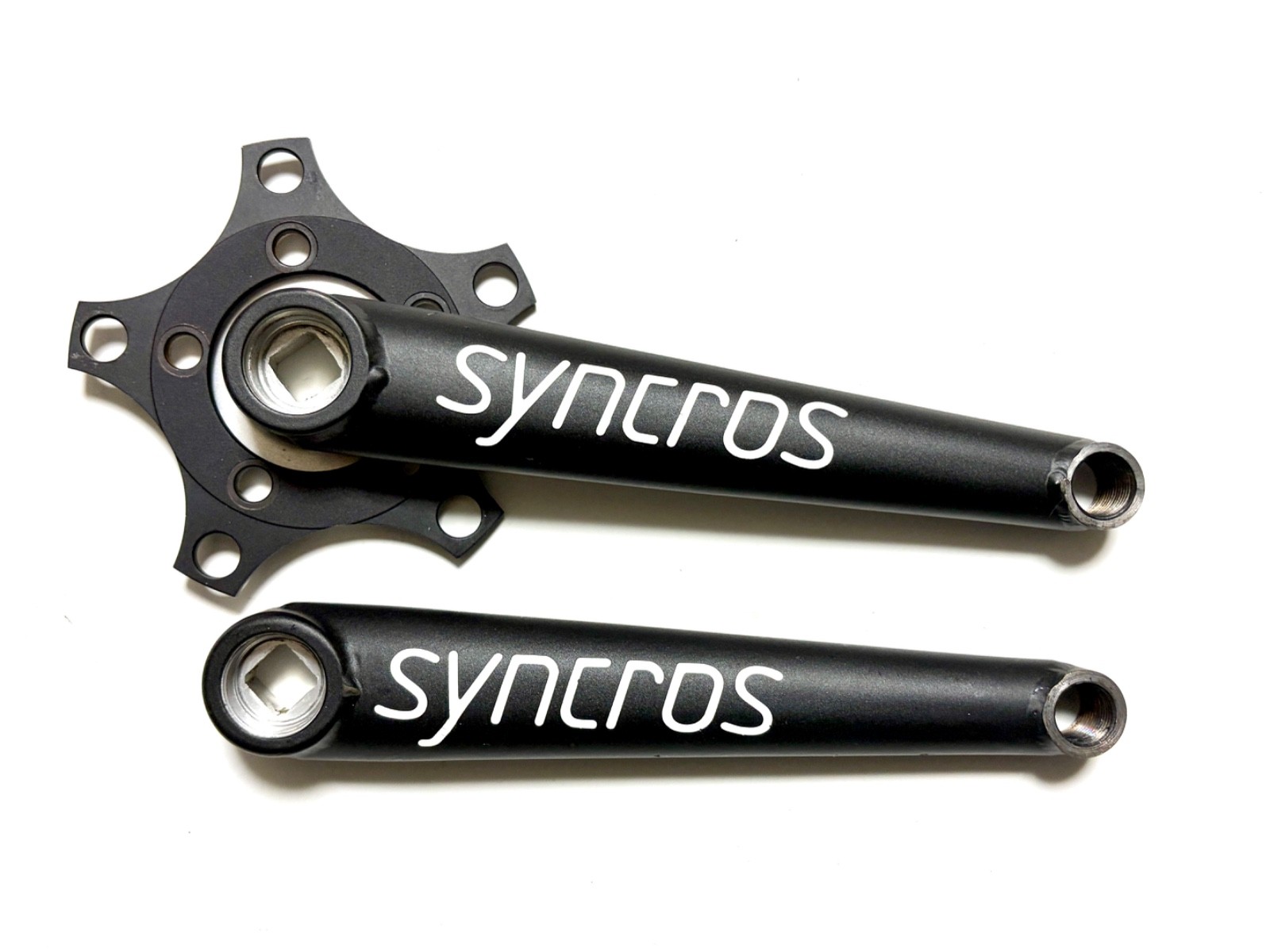 Syncros Revolution Crankset 175mm BCD94/58 Vintage MTB Clean Decals