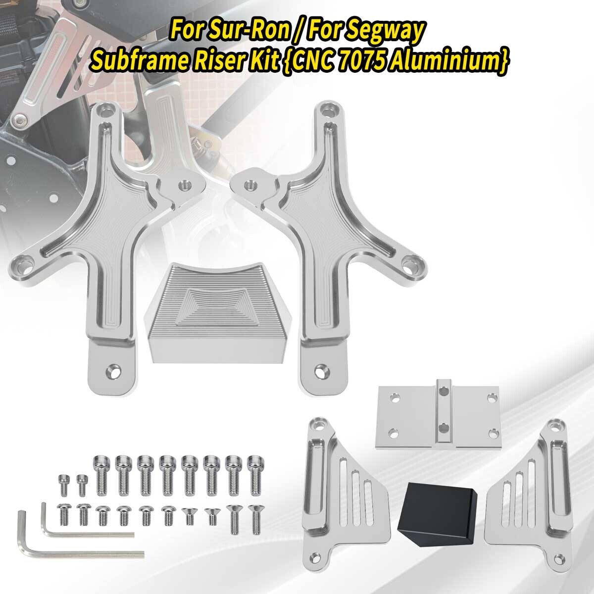 2.75″ Subframe Riser Seat Lift Kit For Sur Ron Light Bee X For Segway X260/X160