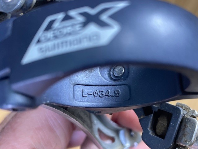 Shimano Deore LX FD-M570 Front Derailleur 34.9mm Top Pull