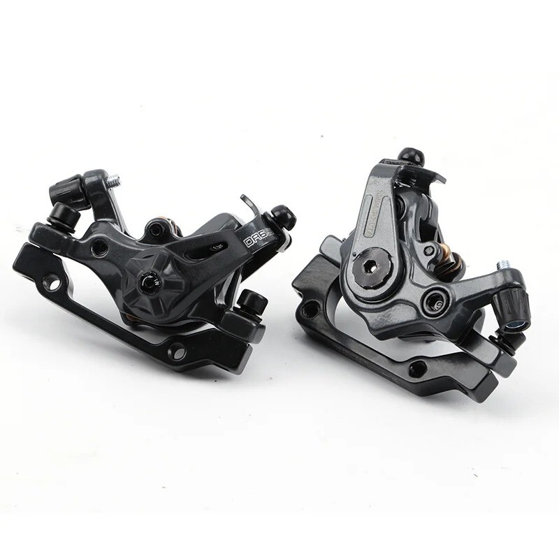 1 Pair Bicycle Brake Caliper Mechanical Disc Caliper MTB Pushe Piston Disc Brake