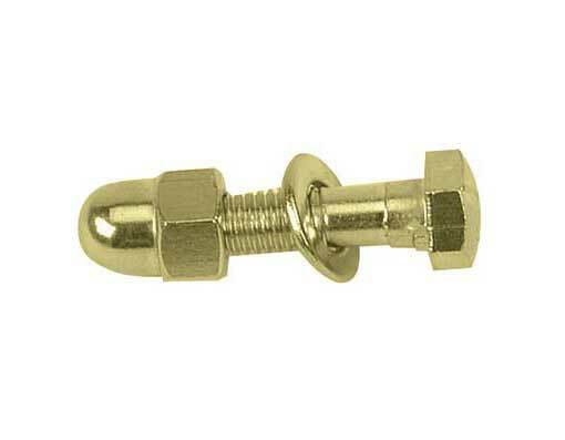 NEW! ABSOLUTE GENUINE STEEL SEATPOST BINDER BOLT & NUT HEX HEAD IN GOLD.