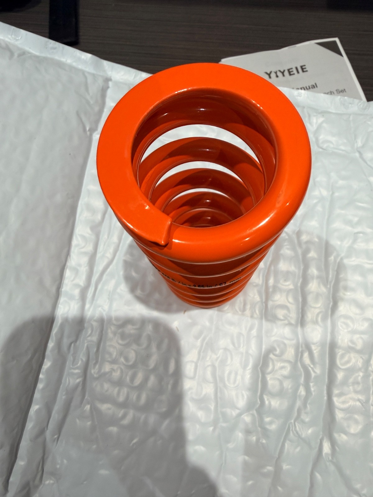 FOX SLS Coil Rear Shock Spring – 650 lb. x 2.65″ / 67mm Stroke, Orange