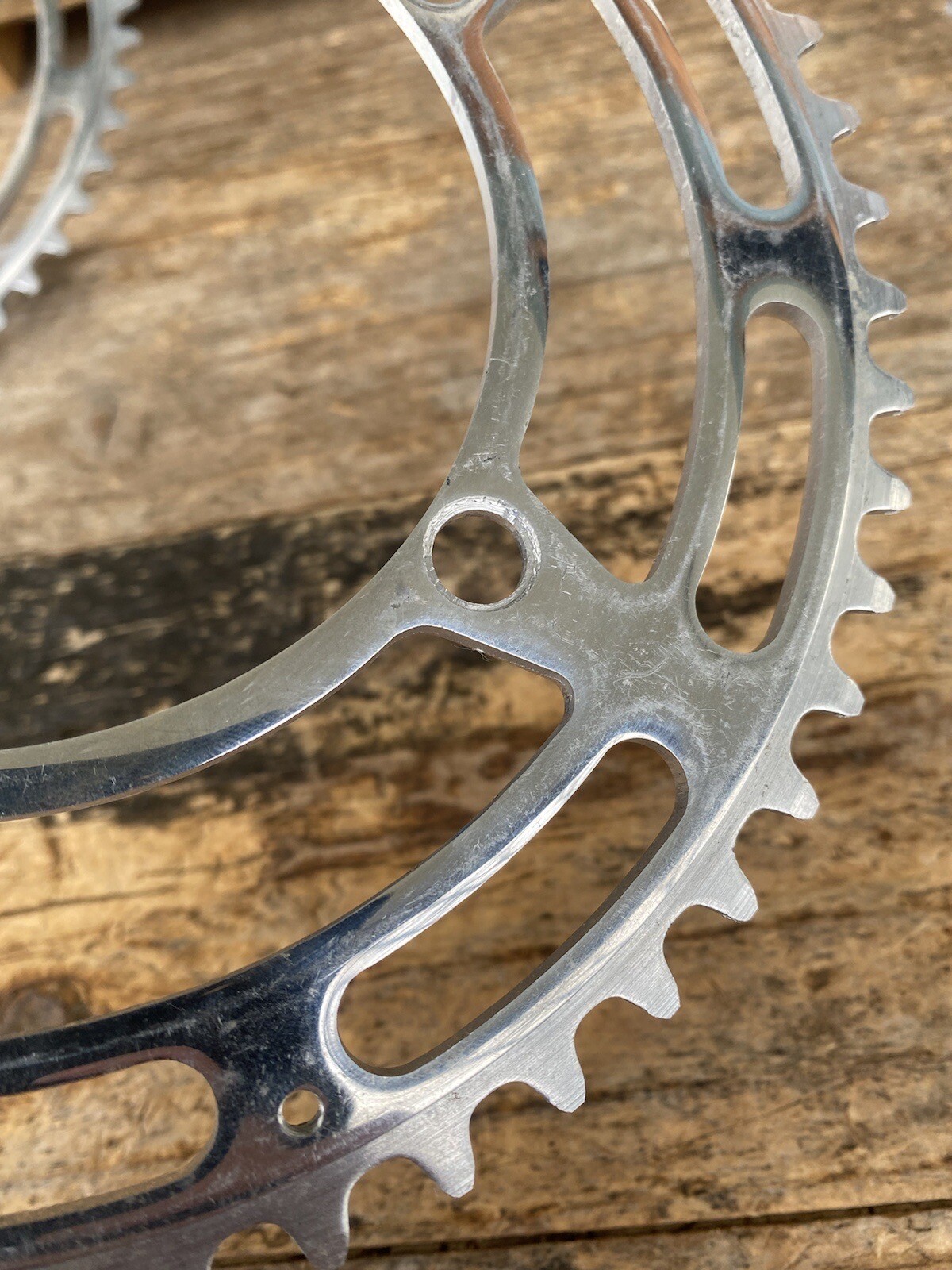 Beautiful Light Lightly Used 51 Tooth STRONGLIGHT Bicycle Chainring-122 BCD