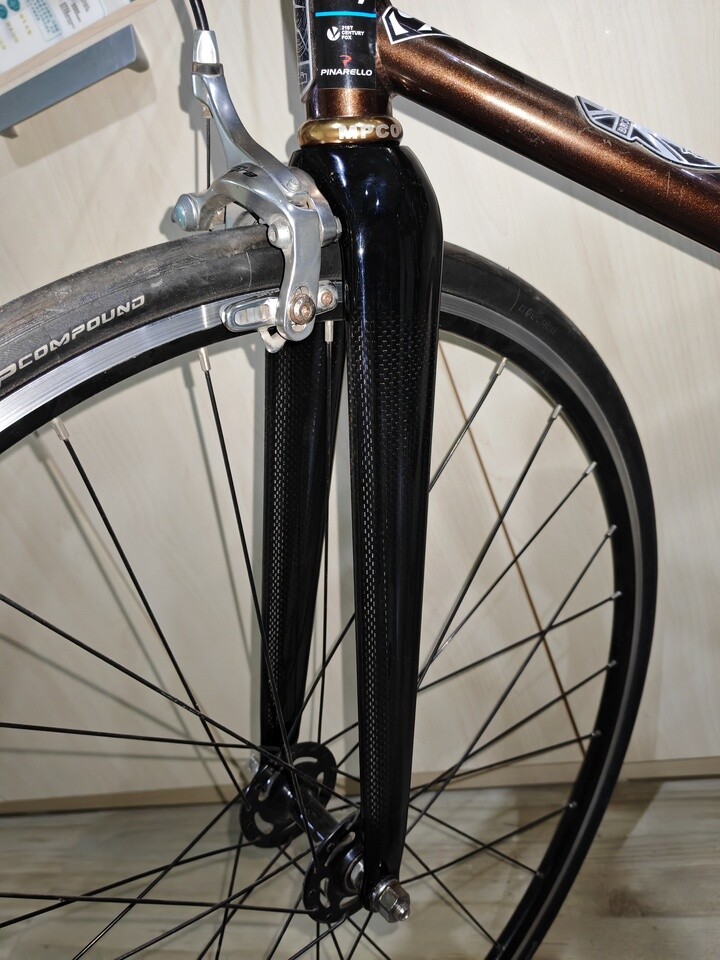 3K Carbon Bicycle Fork Rigid Road Bike Fork 700*28C 28.6mm Steerer Tube C Brake