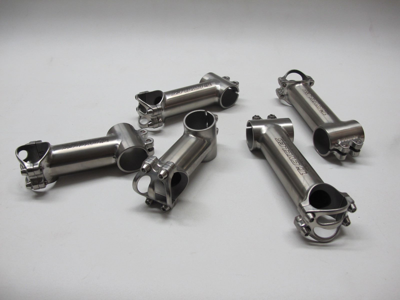 Ti Cycles Titanium Stem 50mm to 140mm lengths MTB Road Cross Track