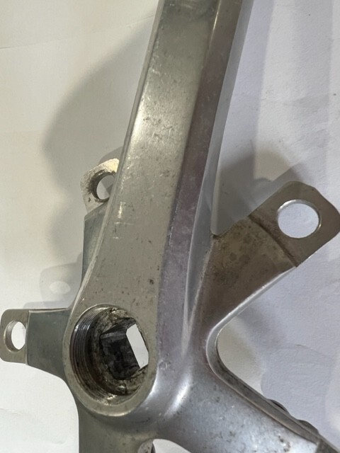 ! SHIMANO FC-B124 175 MM 5 PIN ALLOY RIGHT CRANK ARM NOS NO CHAINRINGS