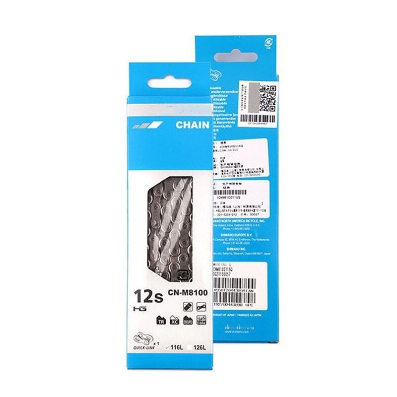 SHUIMAO 12 Speed Bicycle Chain DEOER XT CN-M8100 Road MTB Bike Chain 126 Links