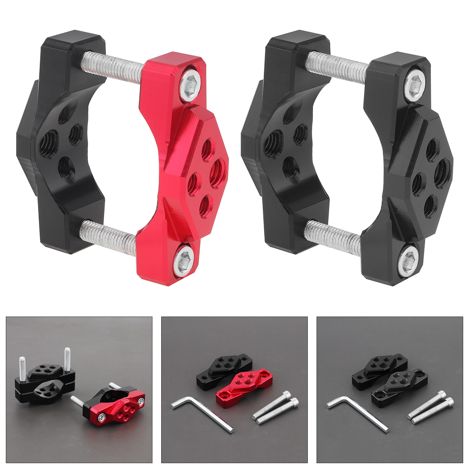 1PC 17-42mm Multifunction CNC Aluminum Alloy Modification Bracket for Motor US