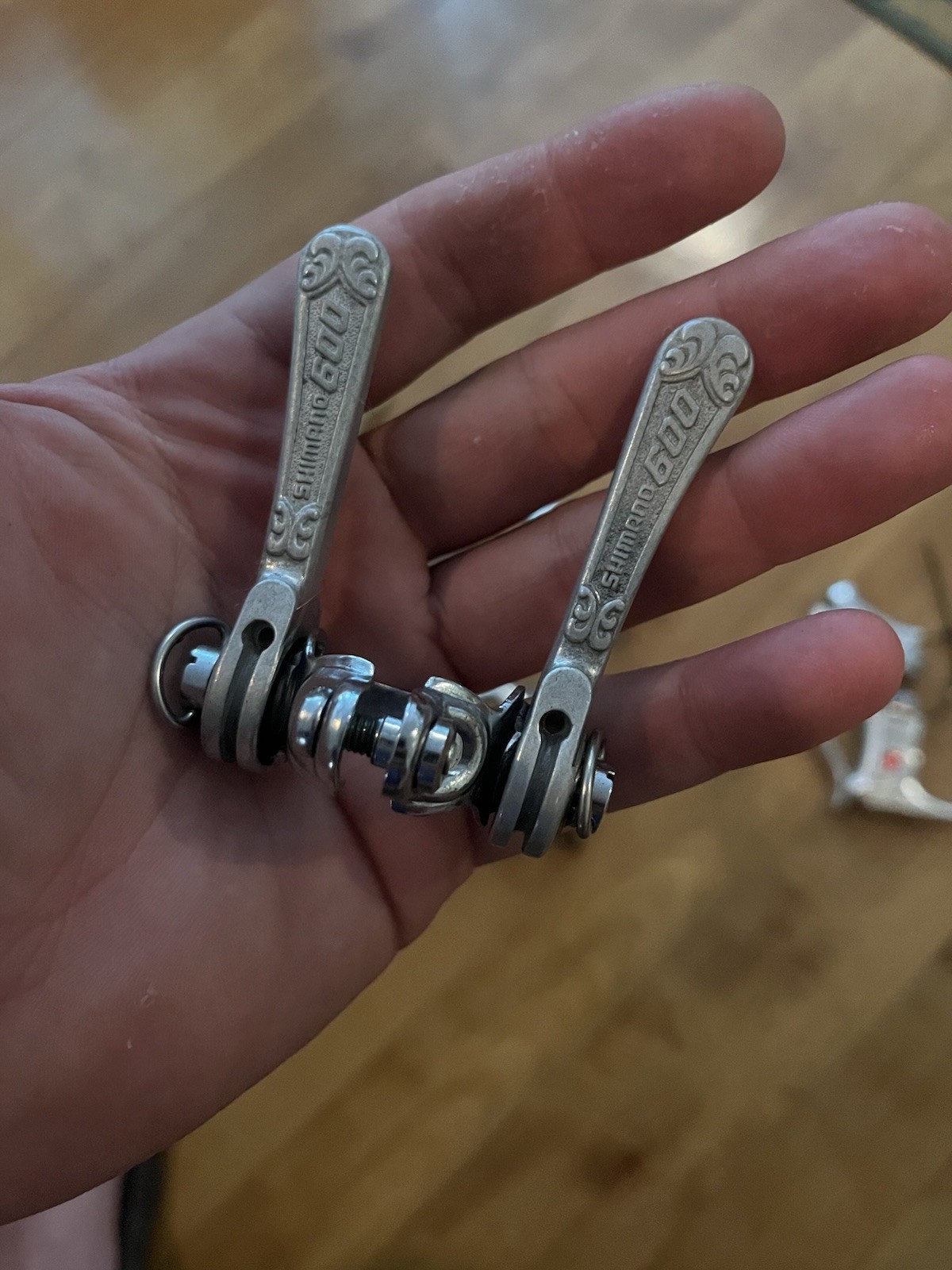 Shimano 600 Arabesque Vintage Groupset Minus Rear Derailleur Good Condition